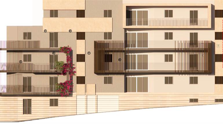 Fgura - 2 Bedroom Finished Penthouse + Corner Terrace On Plan 