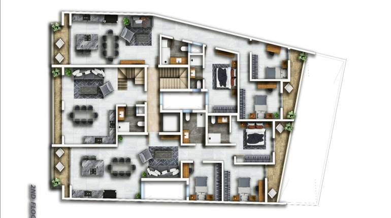 Zurrieq - 2nd Floor 2 Bedroom Finished Duplex Apartment Onn Plan