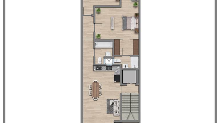 Marsascala - 3 Bedroom Finished Apartment On Plan