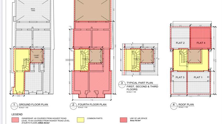 Floriana - 4th Floor 3 Bedroom Apartment + Roof