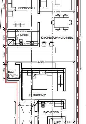 Qormi - 2 Bedroom Apartment On Plan 