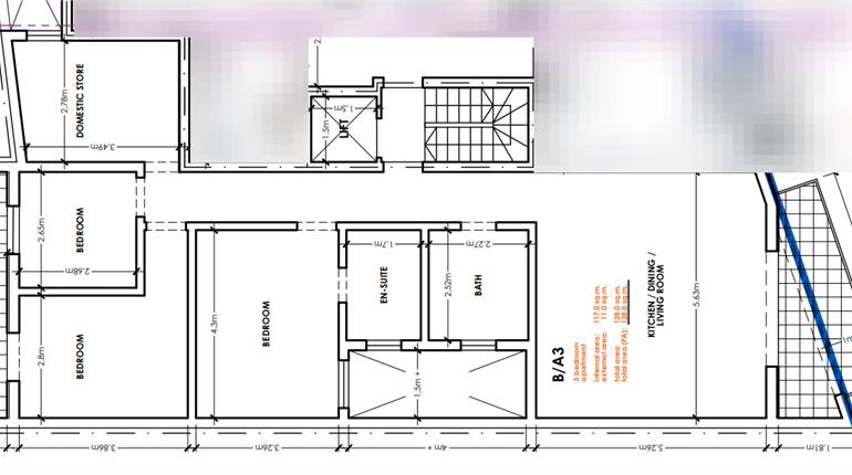 Siggiewi - 3rd Floor 3 Bedroom + Study Apartment