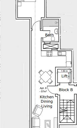 St Venera - 1 Bedroom Penthouse