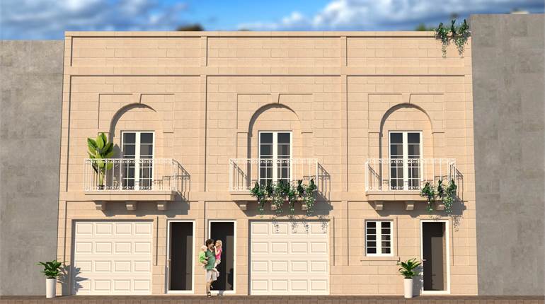 Sannat Gozo - 3 Bedroom Terraced House + Garage + Pool