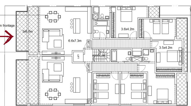 Swieqi- 160sqm 3 Bedroom Fully Furnished  Apartment 