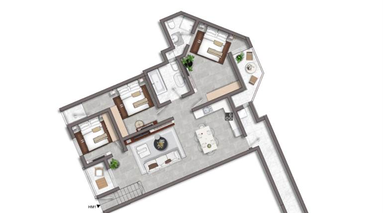 Marsascala - 3 Bedroom Ground Floor, Finished Maisonette, Ready Built 