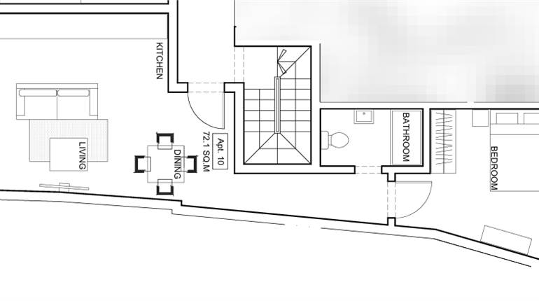 Xghajra - 1 Bedroom Finished Penthouse On Plan 