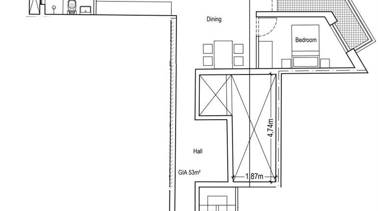 San Gwann - 1 Bedroom 2nd Floor Apartment On Plan 