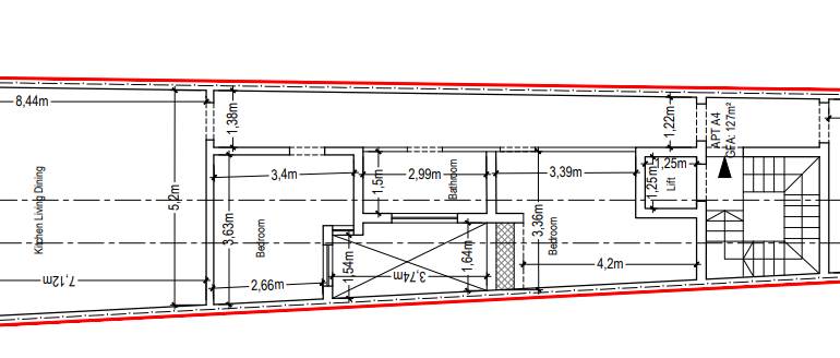 Qormi - 3 Bedroom Penthouse On Plan + Oudoor Area 
