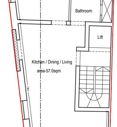Hamrun - 1 Bedroom 2nd Floor Apartment On Plan 