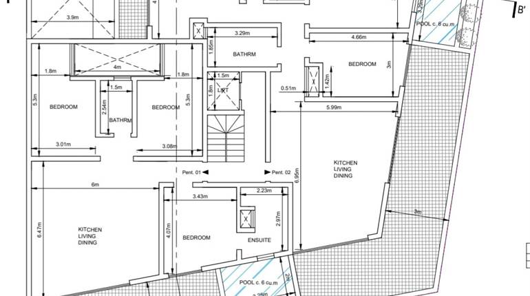 Zabbar- 3 bedroom corner Penthouse Fully finished + Airspace