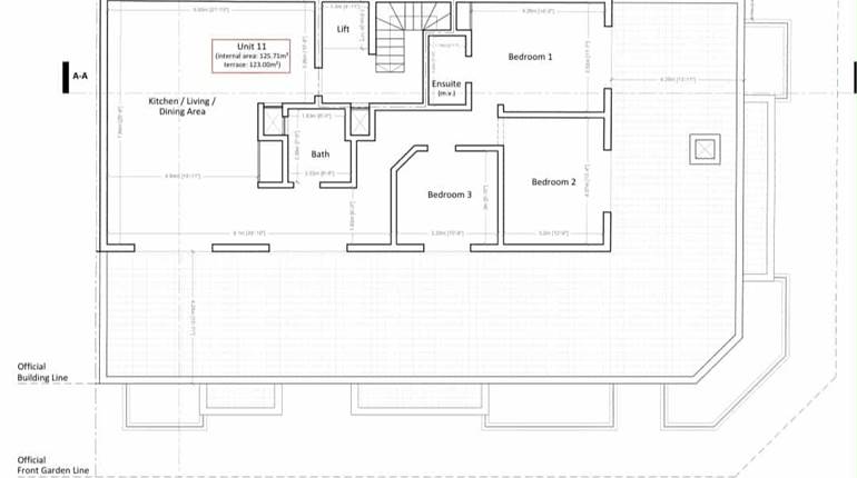 Marsascala - A Massive 249 sqm Corner 3 Bedroom Penthouse 