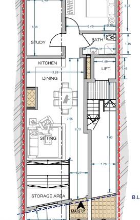 Swatar - Elevated Maisonette 2 Bedroom ON PLAN
