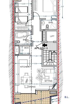 Swatar - 2 Bedroom First Floor Apartment ON PLAN