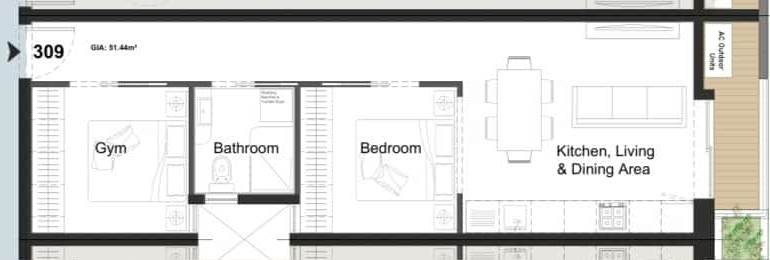 Paola - On Plan 2 Bedroom Apartment