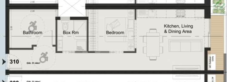 Paola - On Plan 1 Bedroom Apartment 