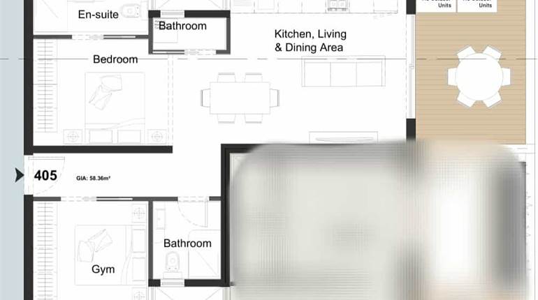 Paola - On Plan 2 Bedroom Penthouse