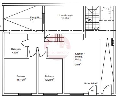 Mosta - 2 Bedroom + Extra Room Finished Maisonette On Plan 