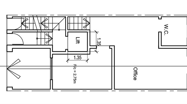 Sliema Fully Finished office with Back Yard 