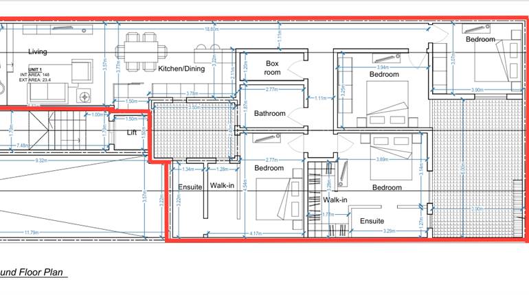 Zabbar - 4 Bedroom GF Maisonette Finished - On Plan
