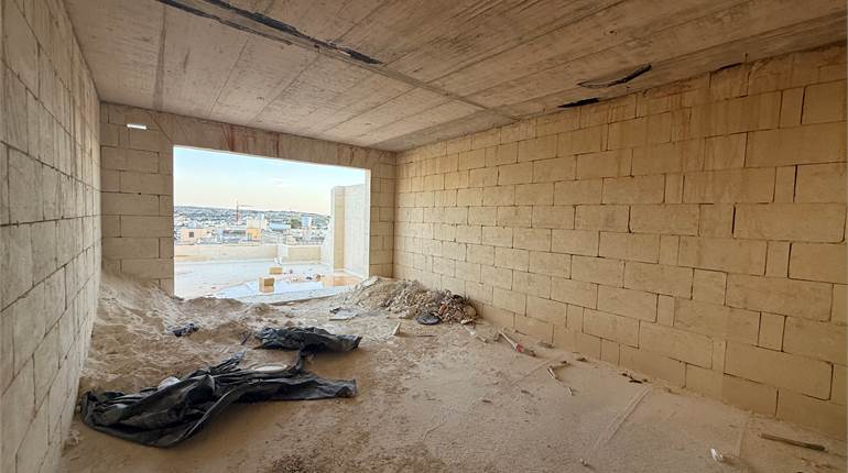 Kercem Gozo - 3 Bedroom Shell Penthouse