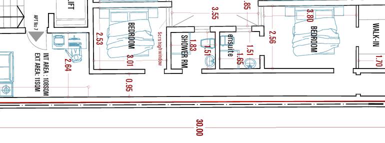 Birkirkara - Circa 119sqm 3rd Floor 3 Bedroom Apartment Finished + Optional Garages 