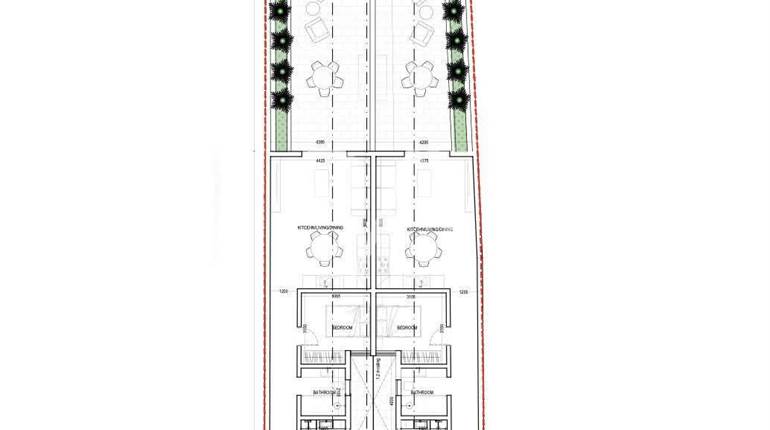 Luqa- 2 bedrooms elevated Maisonette (On Plan)