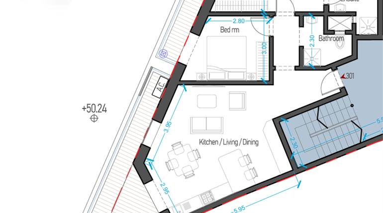Fgura - 2 Bedroom Apartment On Plan 