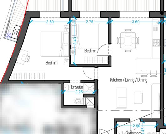 Fgura - 2 Bedroom First Floor Apartment On Plan