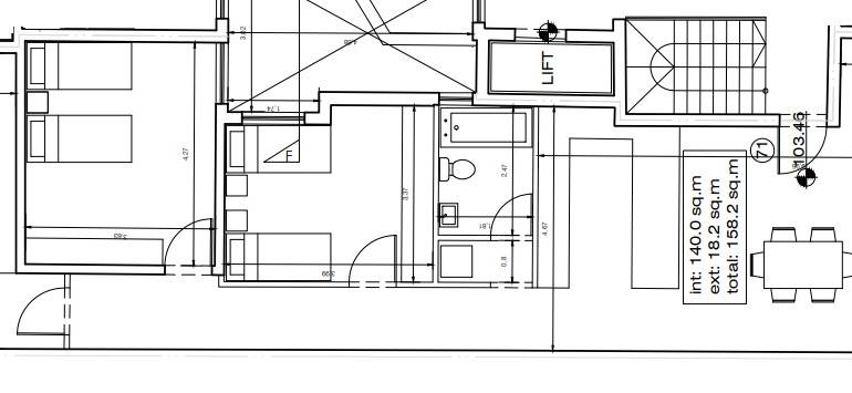 St Julian's - 3 Bedroom Finished 7th Floor Apartment On Plan 