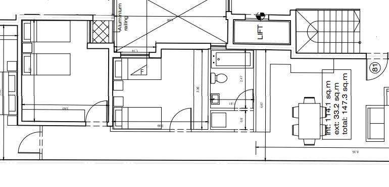 St Julian's - 3 Bedroom 8th Floor Finished Penthouse On Plan 