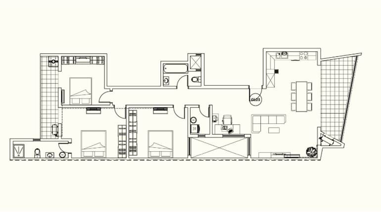 Mosta - 1st Floor 3 Bedroom Finished  Apartment