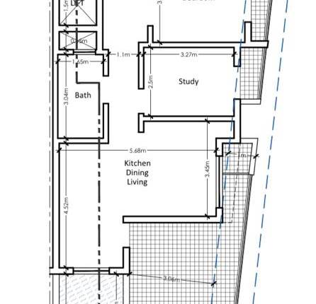 Birkirkara - Apartment - 2Bedroom+Study+Pool