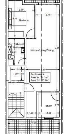 Gharghur - 1 Bedroom + Study Penthouse + Views