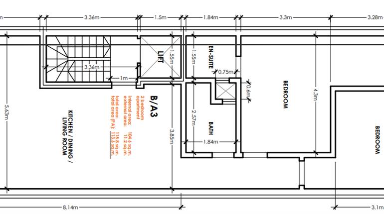 Siggiewi - 2 Bedroom Finished Penthouse + Views 