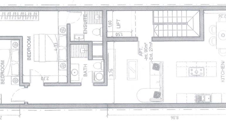 Safi - 2 Bedroom Penthouse 117sqm