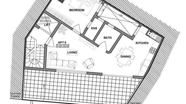 Pieta - 1 Bedroom Penthouse On Plan + Terrace 