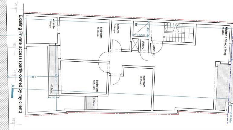 Manikata - 3 bedroom 3rd floor Apartment