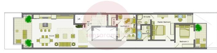 Swieqi - 3 Bedroom Apartment On Plan 