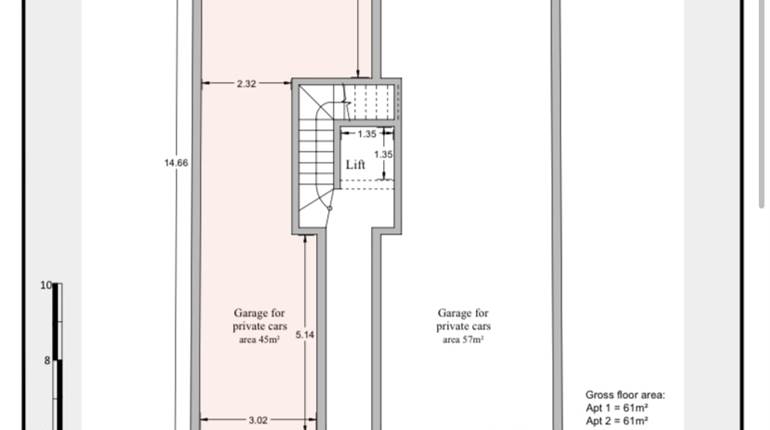 Pieta - Street Level Garage